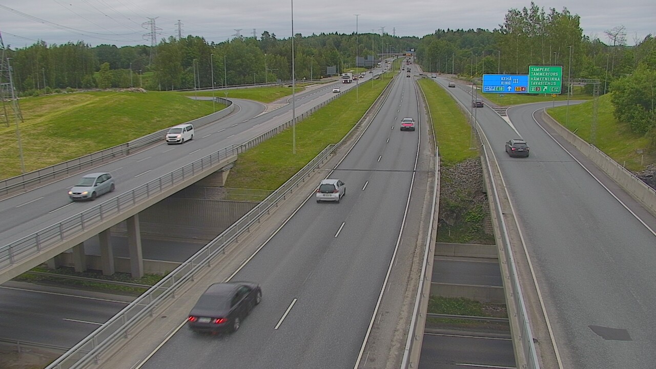 Weather Camera Image Road 50 Vantaa Hämeenlinnanväylä, Vantaa, Uusimaa