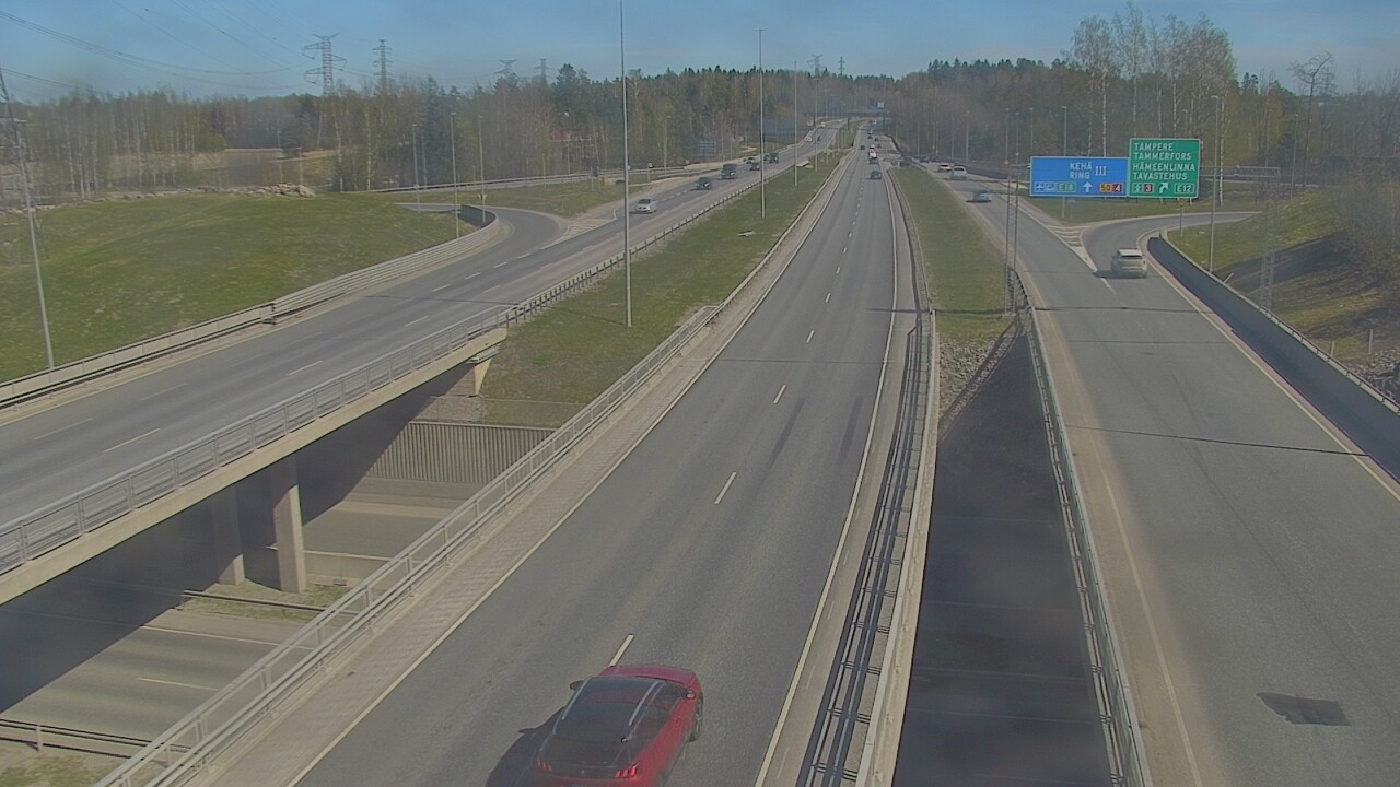 Weather Camera Image Road 50 Vantaa Hämeenlinnanväylä, Vantaa, Uusimaa