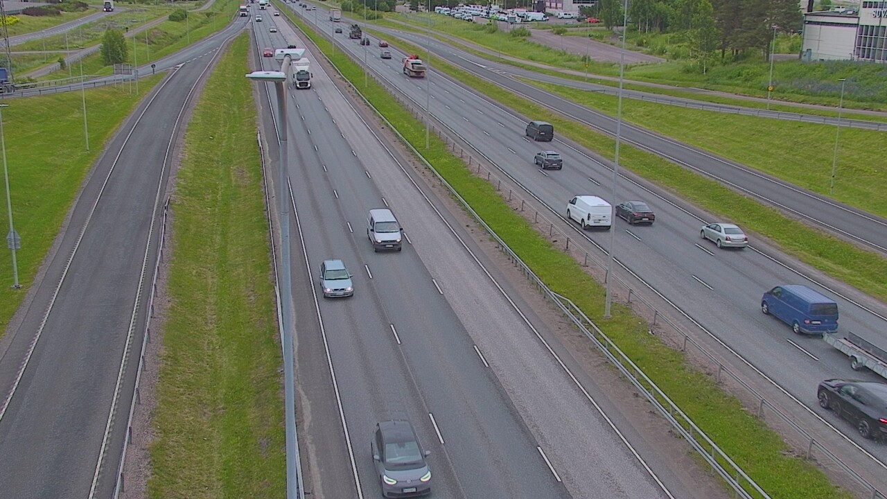 Weather Camera Image Väg 50 Vanda Stubbacka, Vantaa, Uusimaa