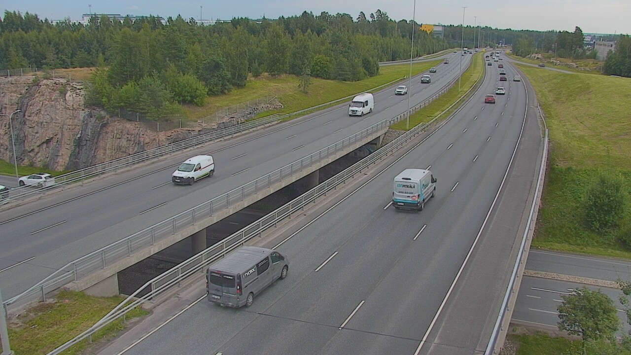 Weather Camera Image Road 50 Vantaa Kalliosola, Vantaa, Uusimaa