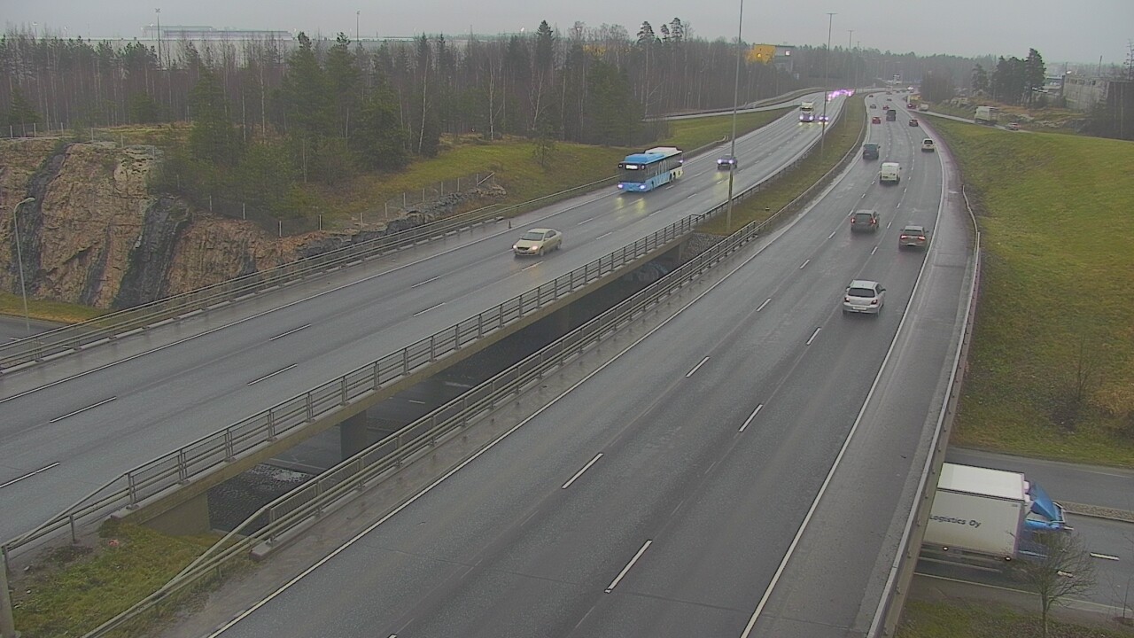Weather Camera Image Väg 50 Vanda Kalliosola, Vantaa, Uusimaa