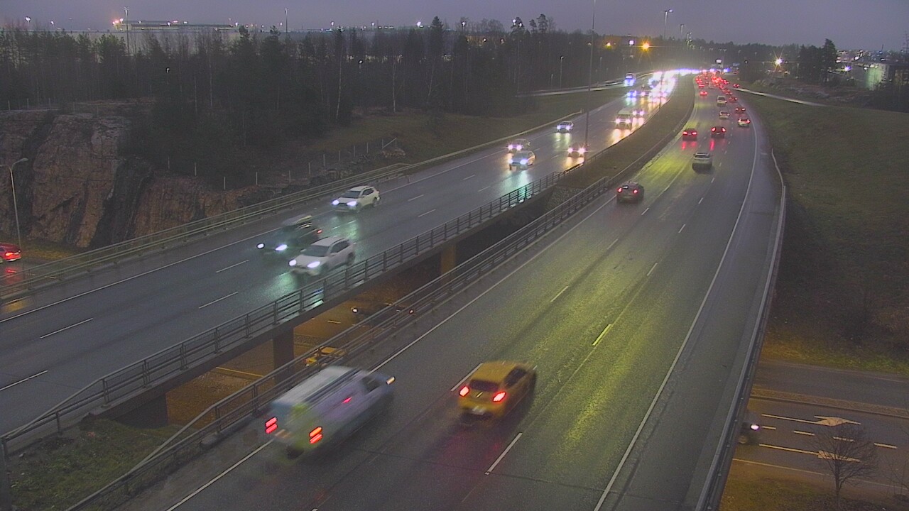 Weather Camera Image Väg 50 Vanda Kalliosola, Vantaa, Uusimaa