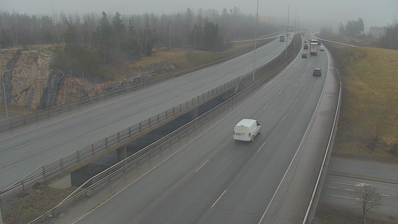 Weather Camera Image Road 50 Vantaa Kalliosola, Vantaa, Uusimaa