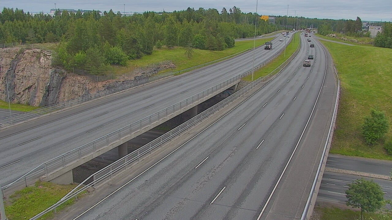Weather Camera Image Road 50 Vantaa Kalliosola, Vantaa, Uusimaa