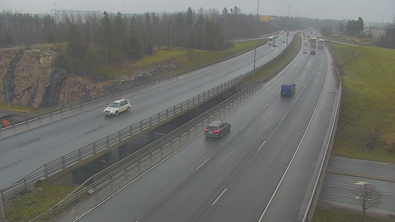 Weather Camera Image Väg 50 Vanda Kalliosola, Vantaa, Uusimaa