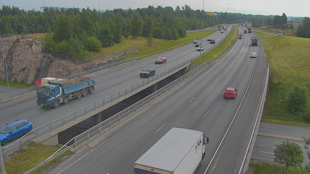 Weather Camera Image Road 50 Vantaa Kalliosola, Vantaa, Uusimaa