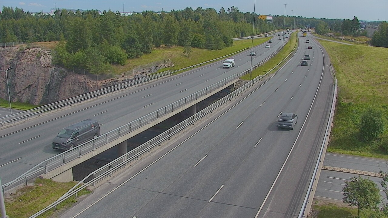 Weather Camera Image Road 50 Vantaa Kalliosola, Vantaa, Uusimaa