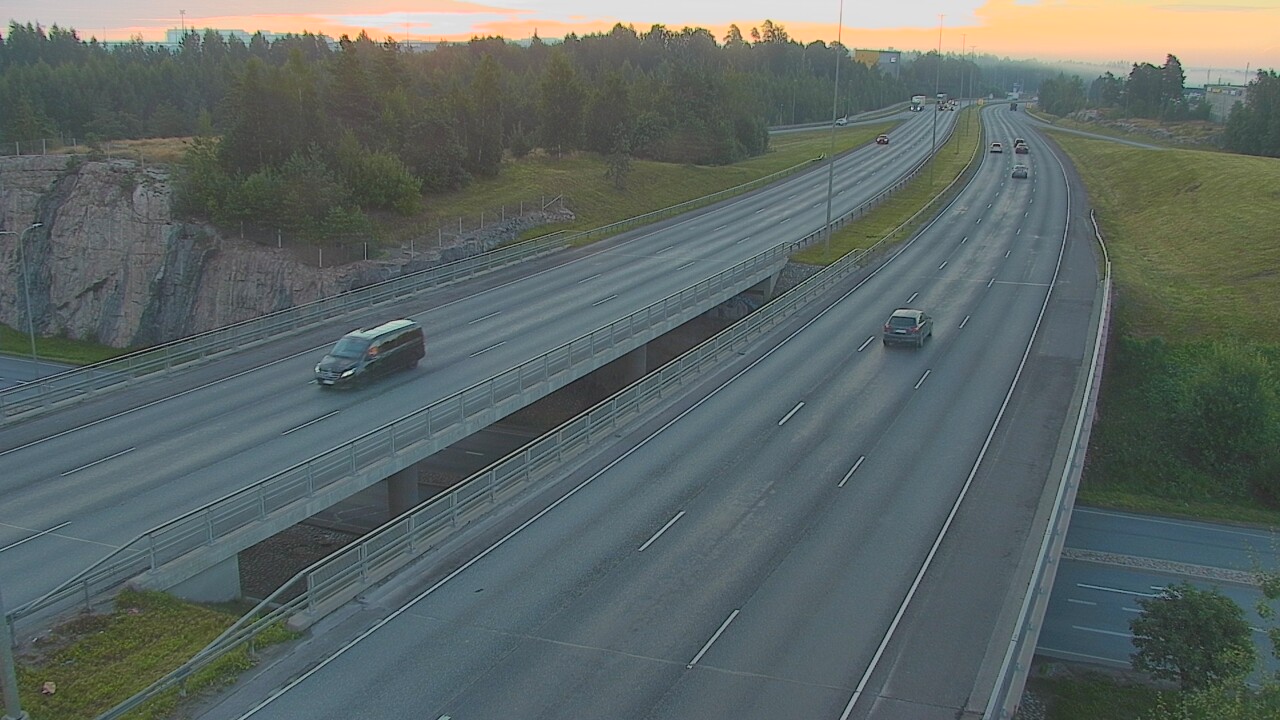 Weather Camera Image Road 50 Vantaa Kalliosola, Vantaa, Uusimaa