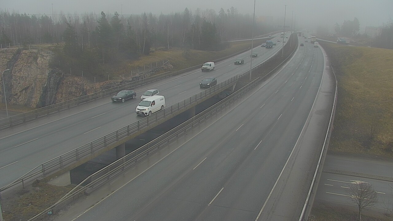 Weather Camera Image Road 50 Vantaa Kalliosola, Vantaa, Uusimaa
