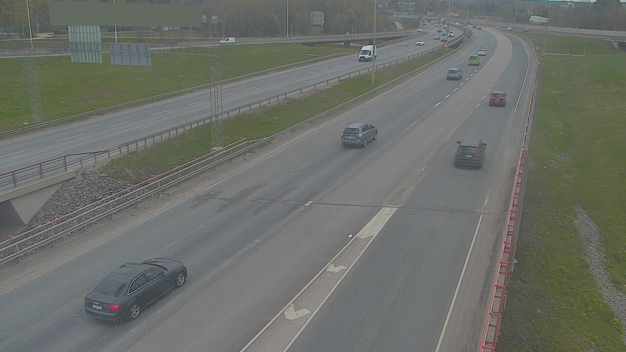 Weather Camera Image Väg 50 Vanda Tusbyleden, Vantaa, Uusimaa
