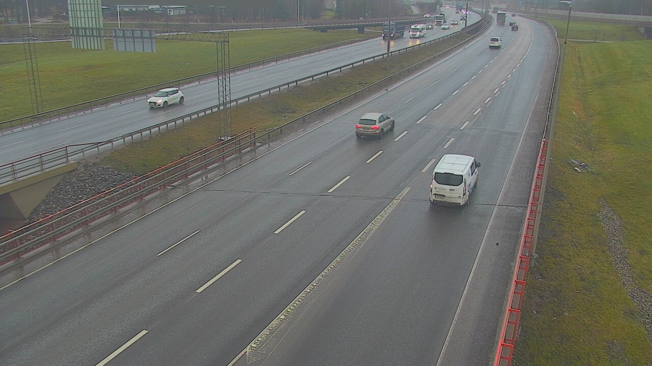 Weather Camera Image Väg 50 Vanda Tusbyleden, Vantaa, Uusimaa