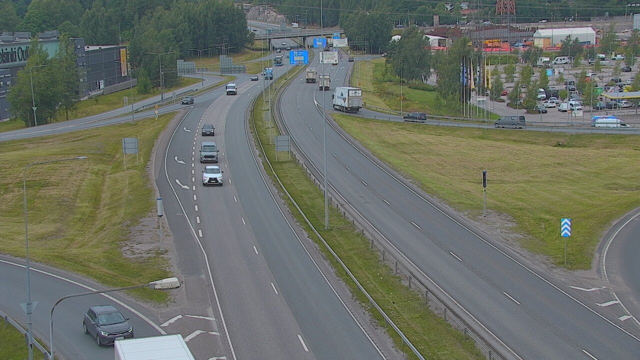 Weather Camera Image Road 50 Vantaa Lahdenväylä, Vantaa, Uusimaa