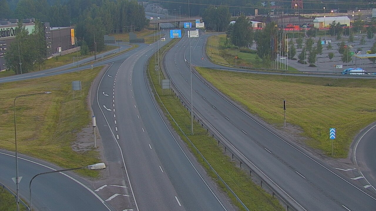 Weather Camera Image Road 50 Vantaa Lahdenväylä, Vantaa, Uusimaa