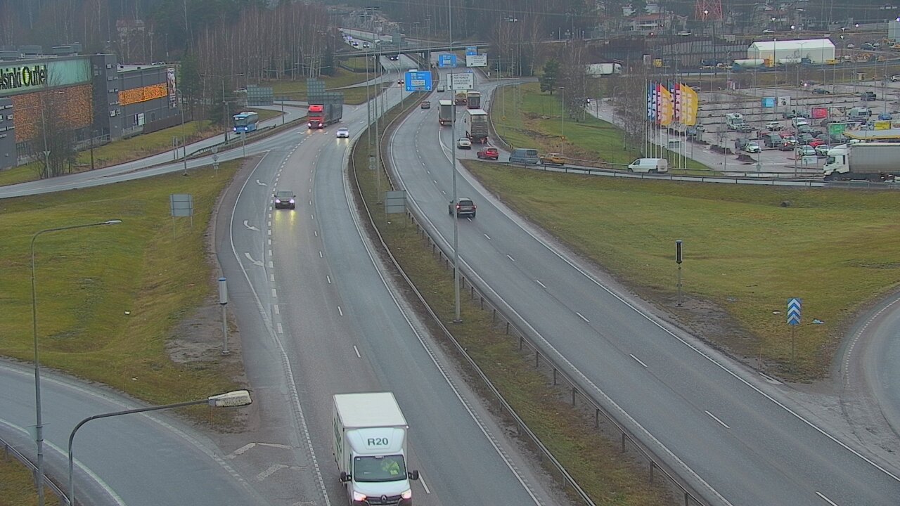 Weather Camera Image Väg 50 Vanda Lahtisleden, Vantaa, Uusimaa