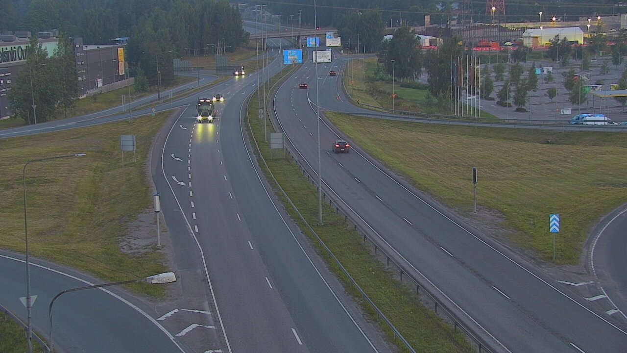 Weather Camera Image Road 50 Vantaa Lahdenväylä, Vantaa, Uusimaa