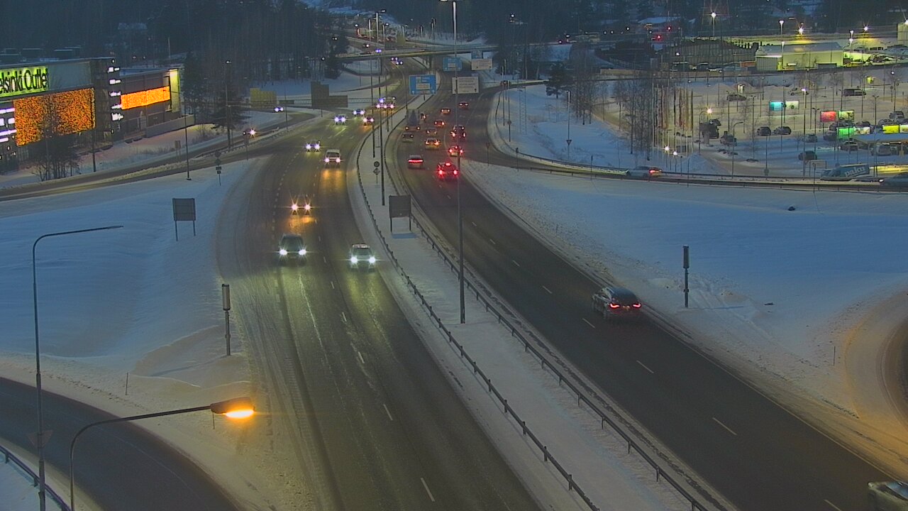Weather Camera Image Väg 50 Vanda Lahtisleden, Vantaa, Uusimaa