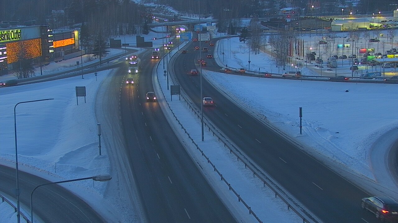 Weather Camera Image Väg 50 Vanda Lahtisleden, Vantaa, Uusimaa