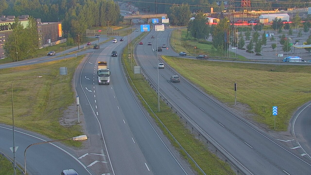 Weather Camera Image Road 50 Vantaa Lahdenväylä, Vantaa, Uusimaa