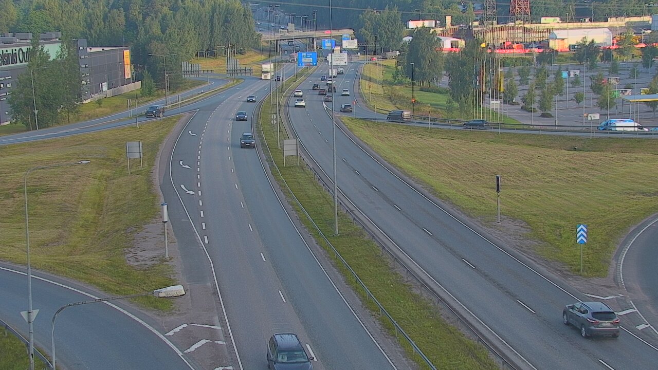 Weather Camera Image Road 50 Vantaa Lahdenväylä, Vantaa, Uusimaa
