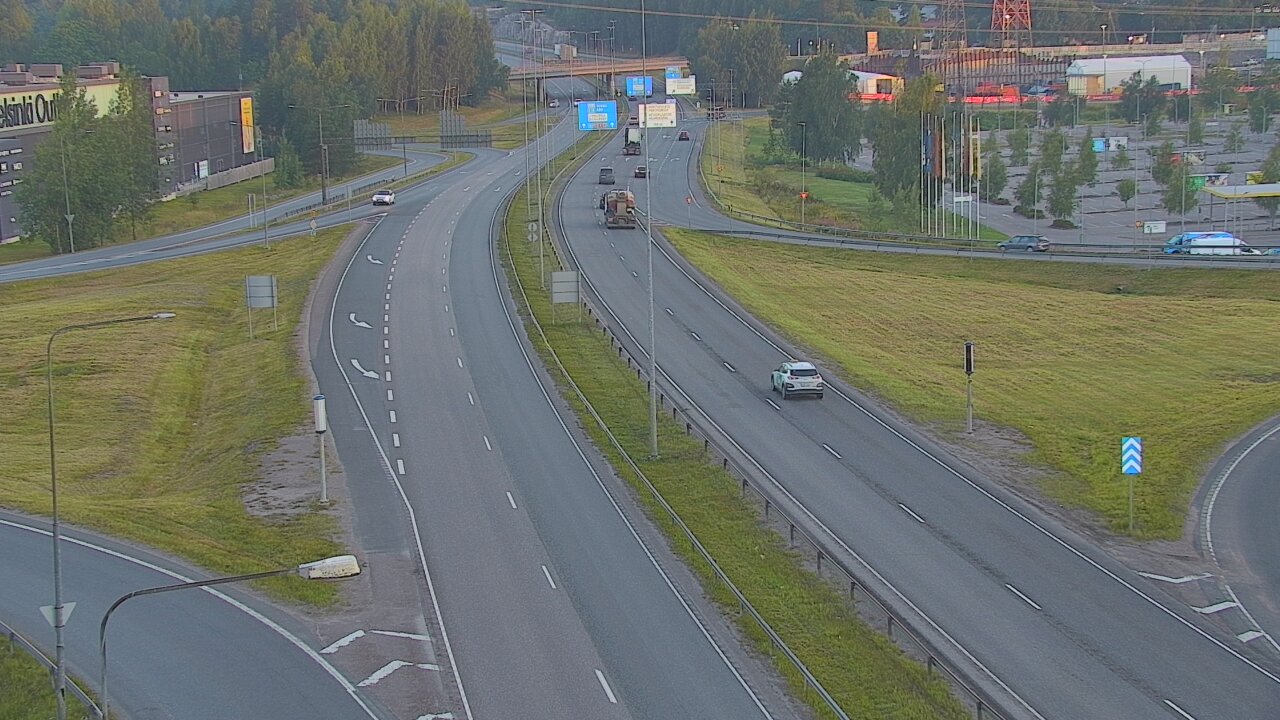 Weather Camera Image Road 50 Vantaa Lahdenväylä, Vantaa, Uusimaa