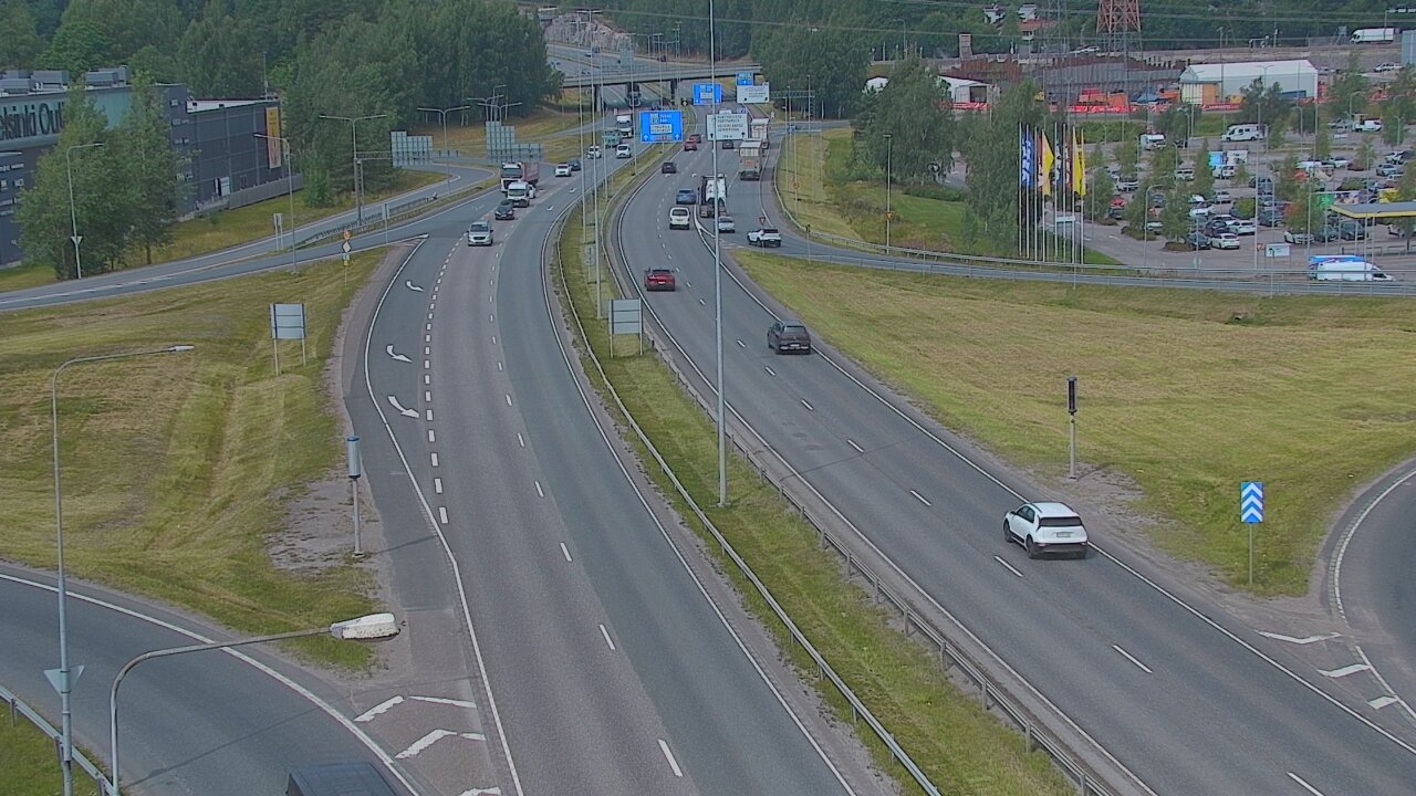 Weather Camera Image Road 50 Vantaa Lahdenväylä, Vantaa, Uusimaa