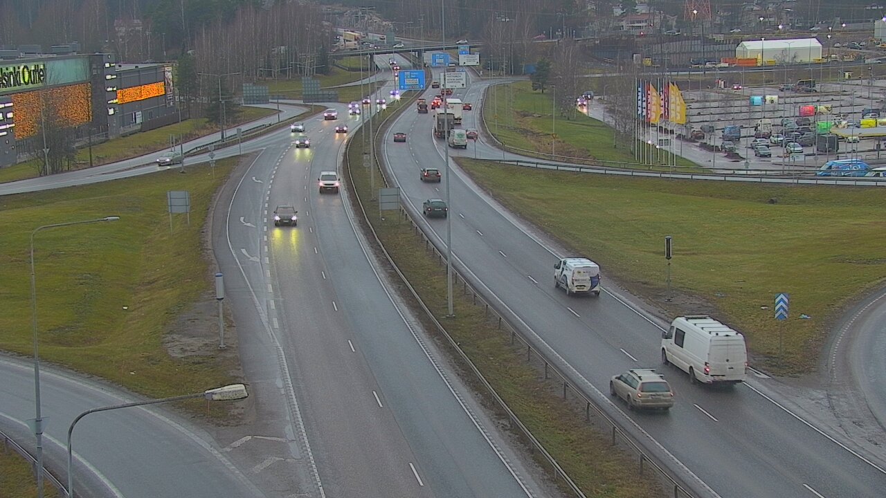 Weather Camera Image Väg 50 Vanda Lahtisleden, Vantaa, Uusimaa