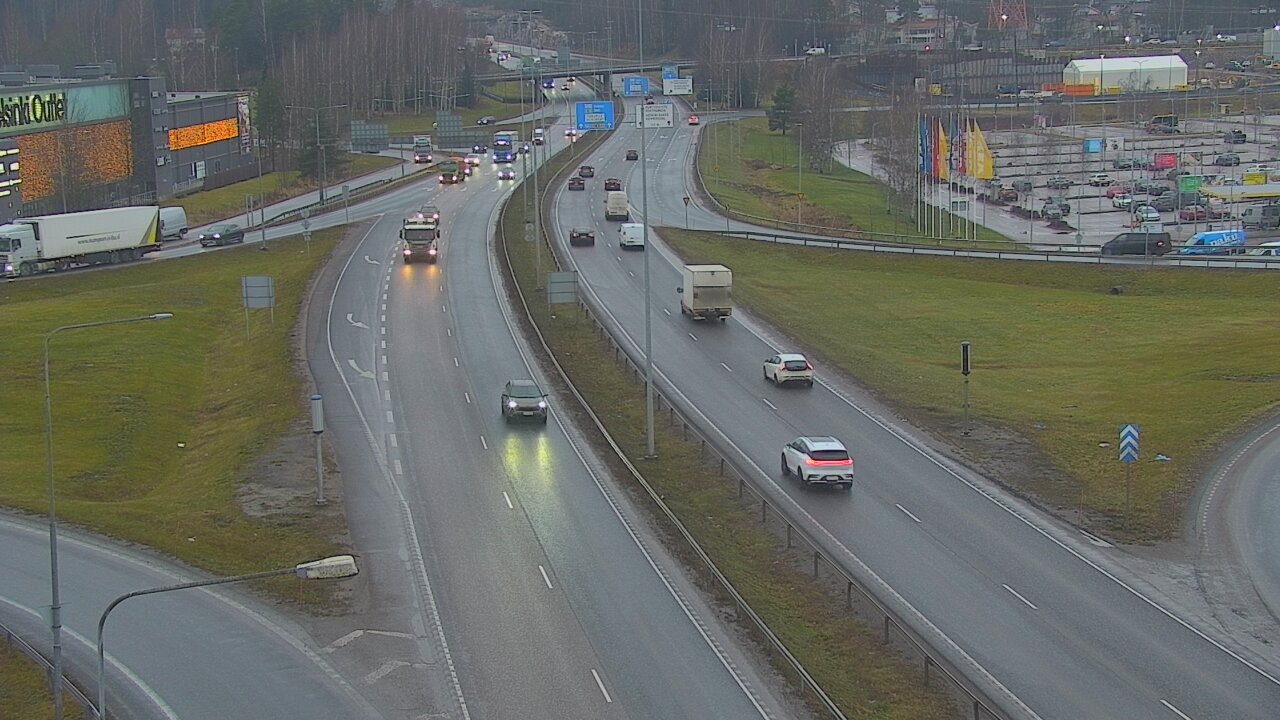 Weather Camera Image Väg 50 Vanda Lahtisleden, Vantaa, Uusimaa