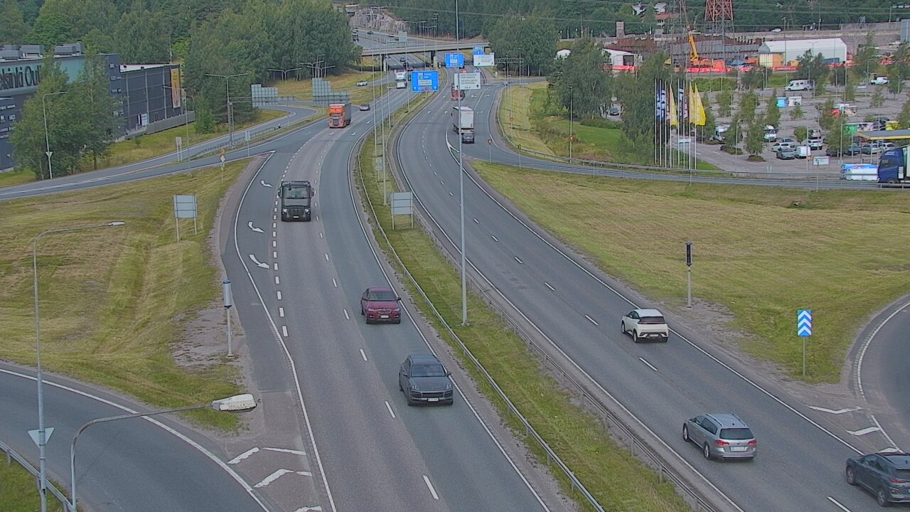 Weather Camera Image Road 50 Vantaa Lahdenväylä, Vantaa, Uusimaa