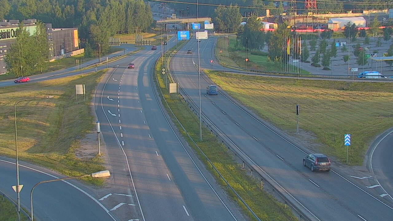 Weather Camera Image Road 50 Vantaa Lahdenväylä, Vantaa, Uusimaa