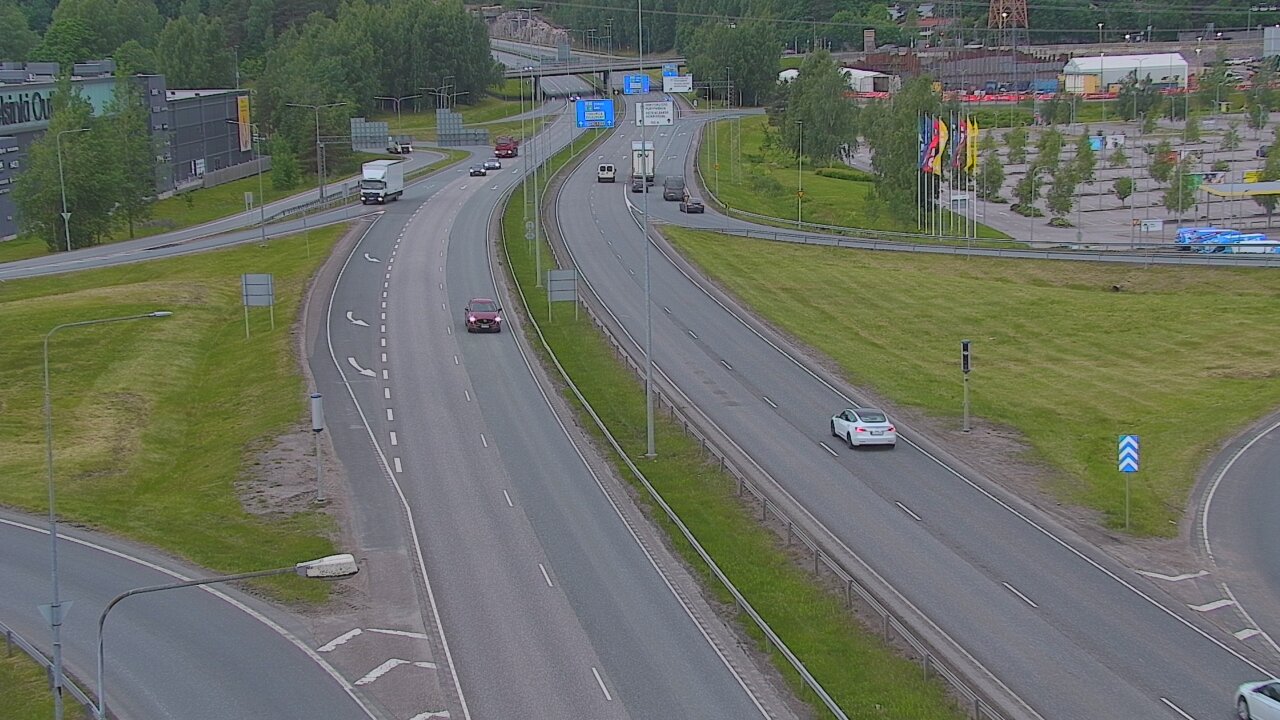 Weather Camera Image Road 50 Vantaa Lahdenväylä, Vantaa, Uusimaa