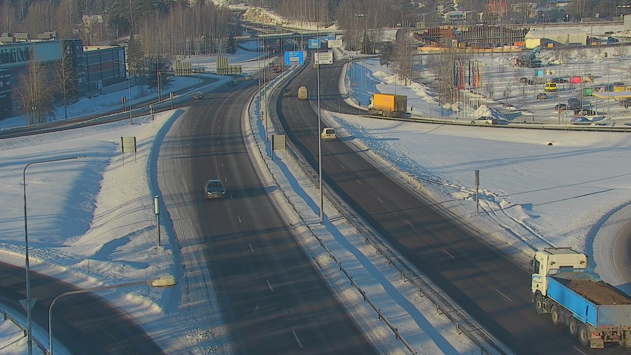 Weather Camera Image Road 50 Vantaa Lahdenväylä, Vantaa, Uusimaa
