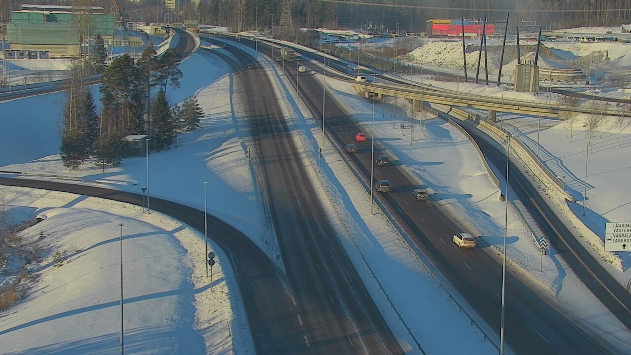 Weather Camera Image Väg 50 Vanda Borgåleden, Vantaa, Uusimaa