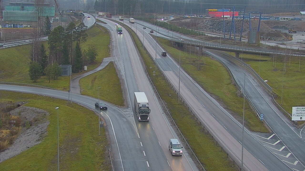 Weather Camera Image Road 50 Vantaa Porvoonväylä, Vantaa, Uusimaa