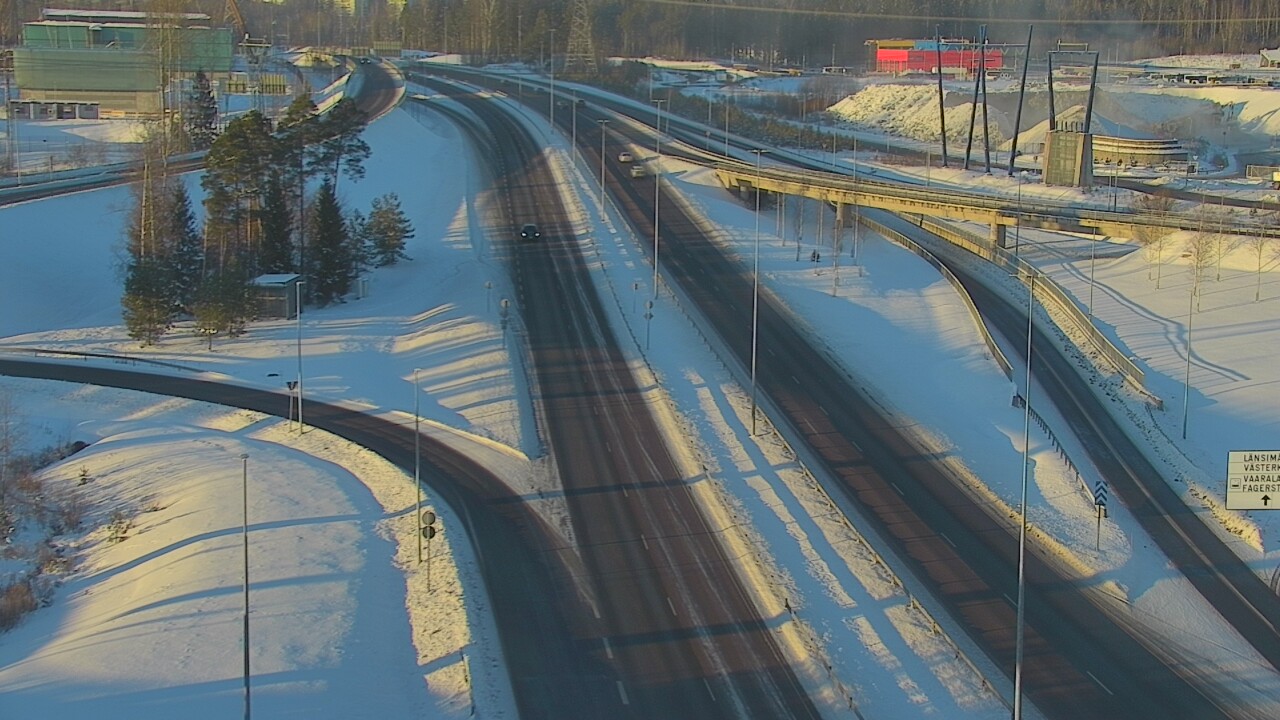 Weather Camera Image Väg 50 Vanda Borgåleden, Vantaa, Uusimaa