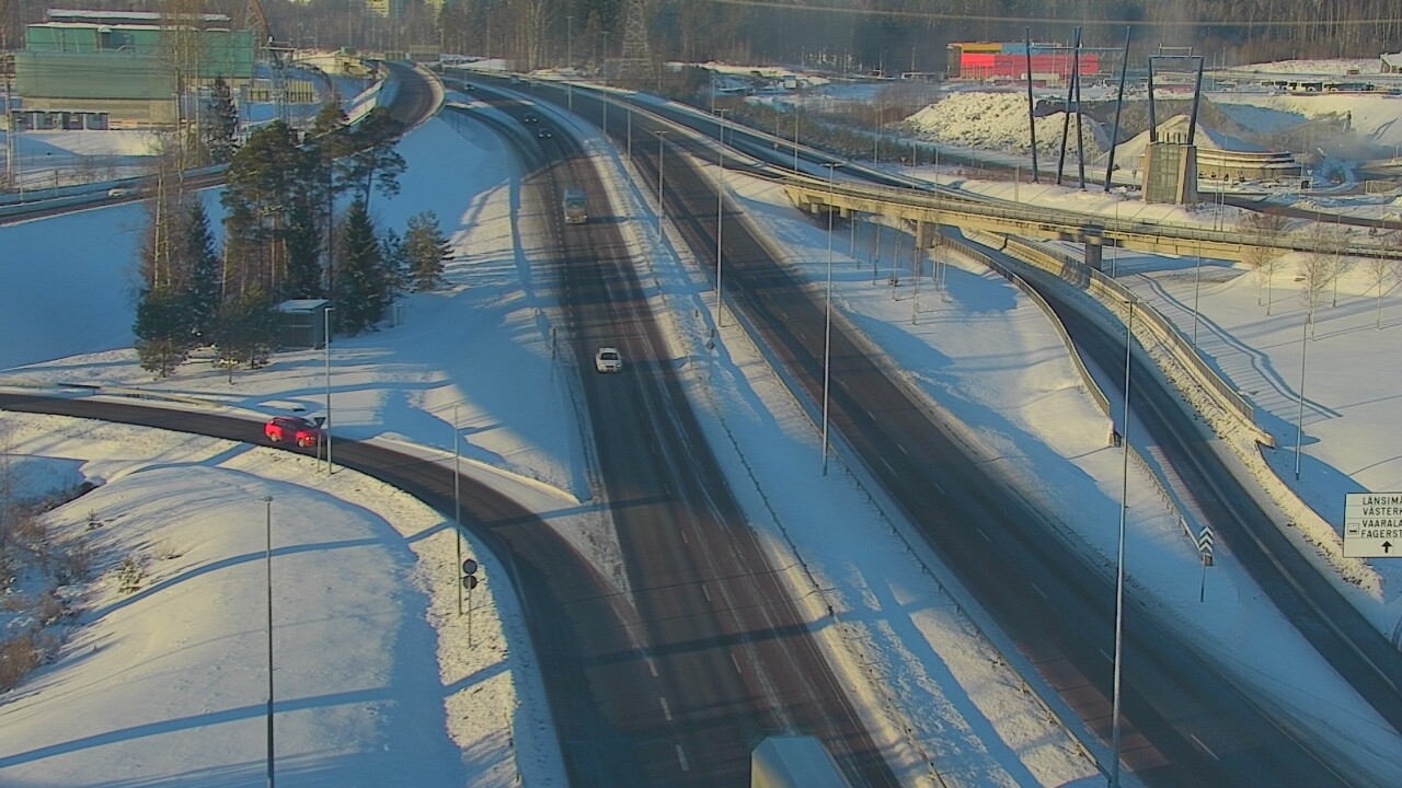 Weather Camera Image Väg 50 Vanda Borgåleden, Vantaa, Uusimaa