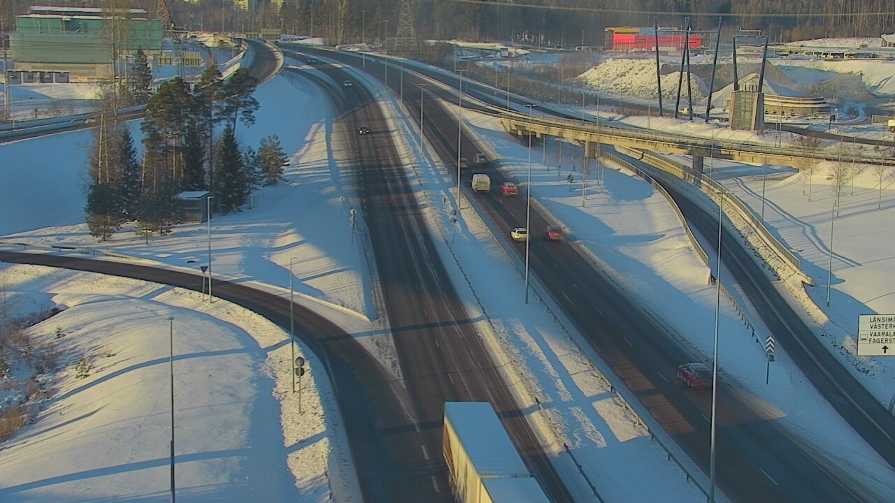 Weather Camera Image Väg 50 Vanda Borgåleden, Vantaa, Uusimaa