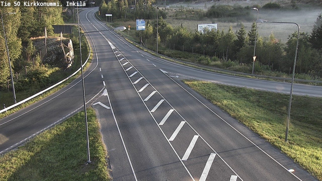 Weather Camera Image Road 50 Kirkkonummi, Inkilä, Kirkkonummi, Uusimaa