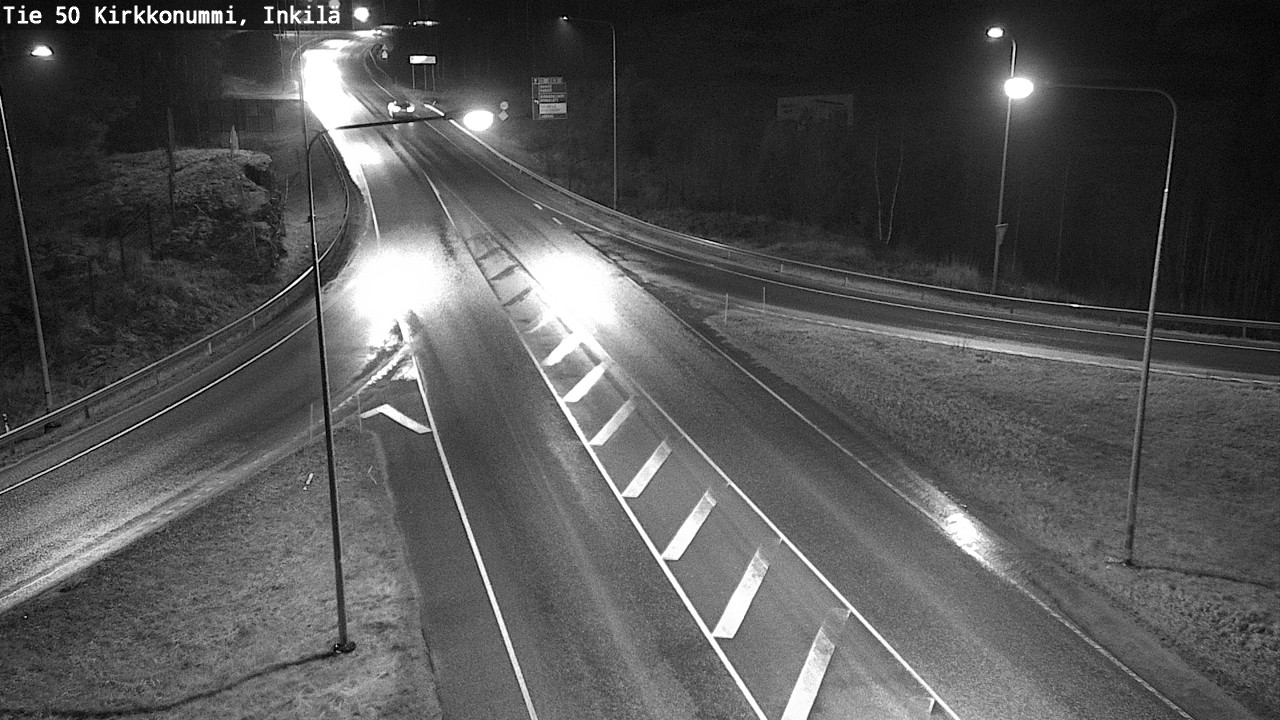 Weather Camera Image Road 50 Kirkkonummi, Inkilä, Kirkkonummi, Uusimaa