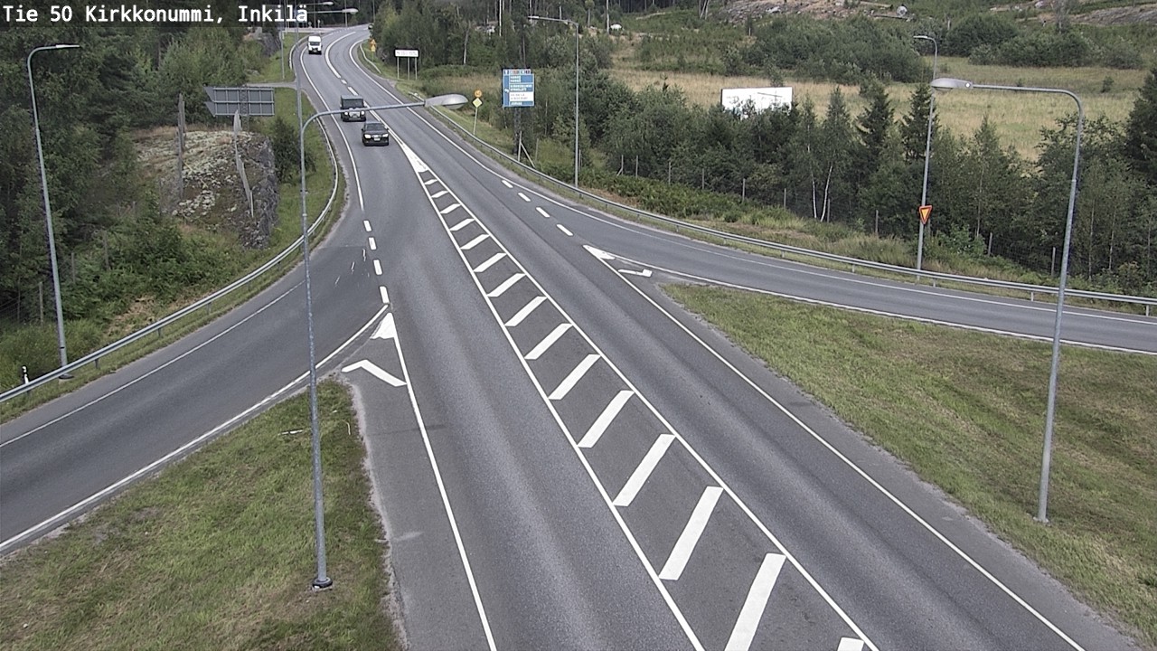 Weather Camera Image Road 50 Kirkkonummi, Inkilä, Kirkkonummi, Uusimaa