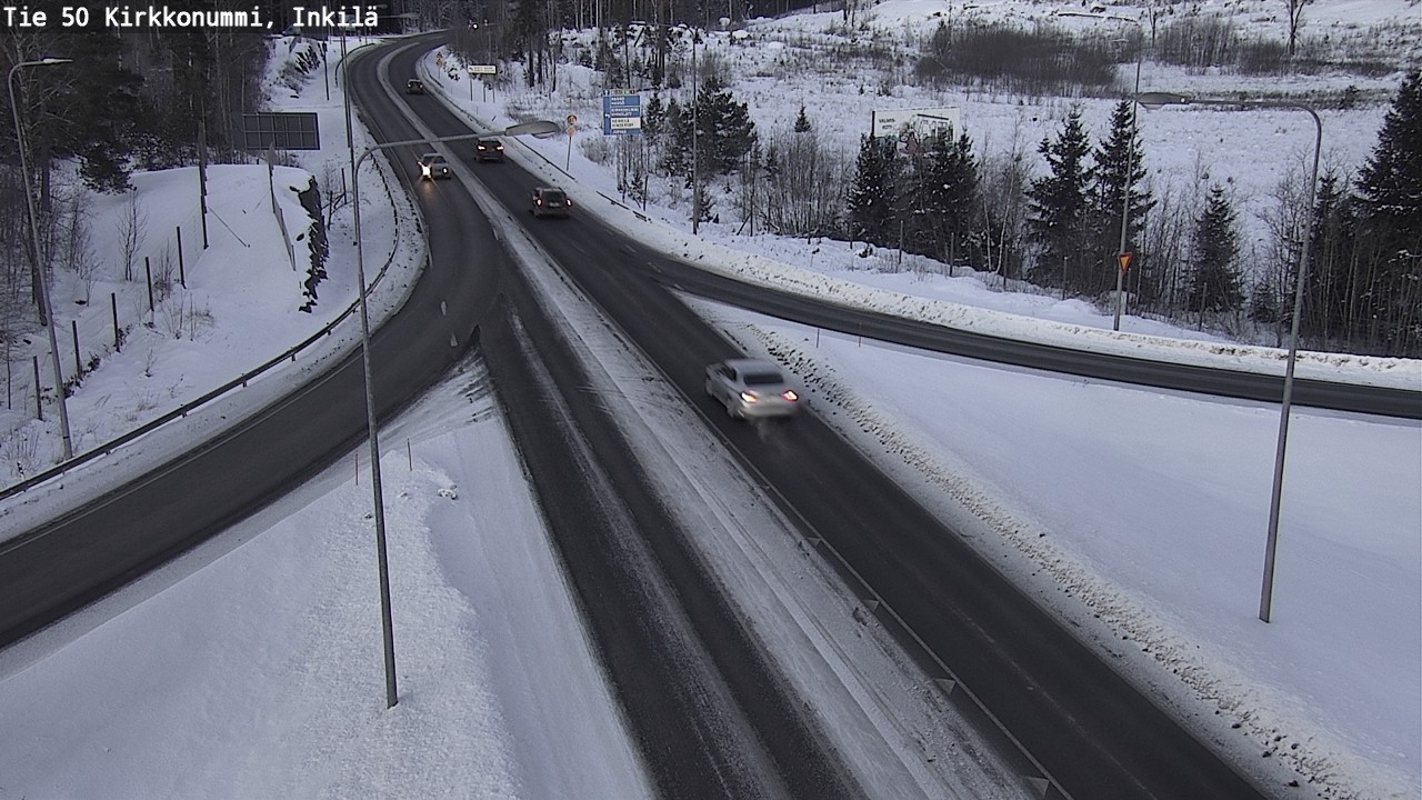 Weather Camera Image Road 50 Kirkkonummi, Inkilä, Kirkkonummi, Uusimaa
