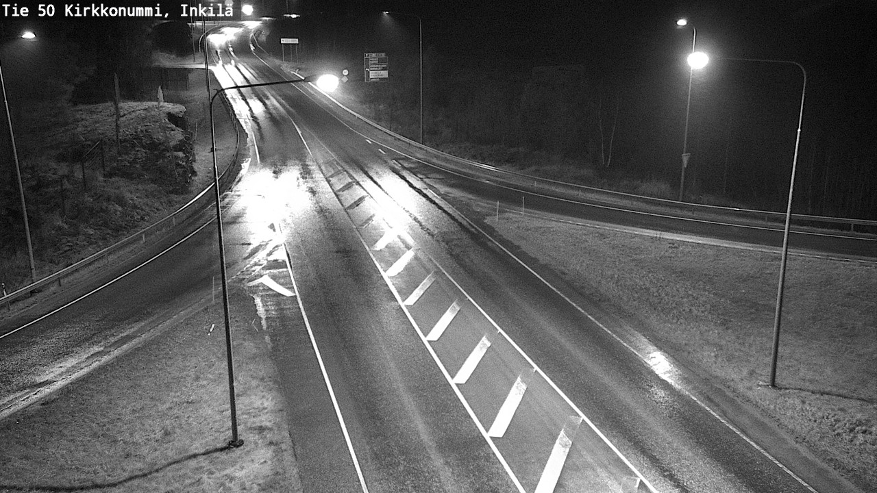 Weather Camera Image Road 50 Kirkkonummi, Inkilä, Kirkkonummi, Uusimaa