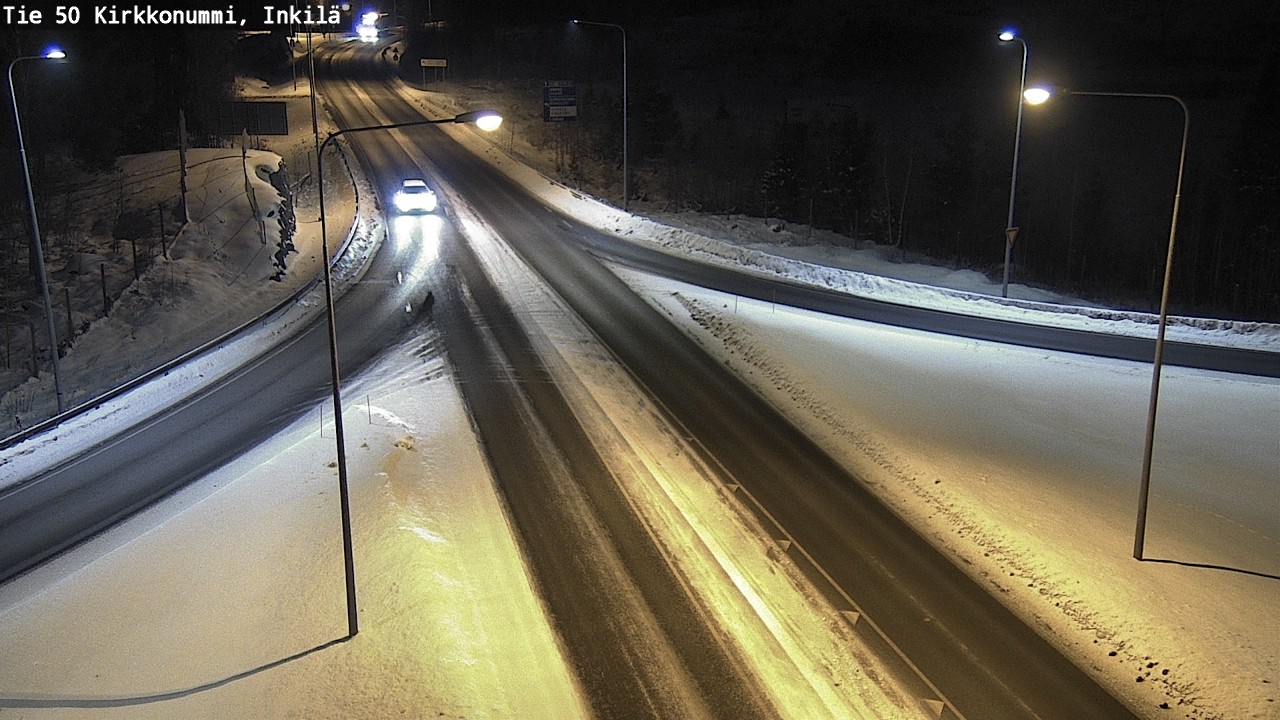 Weather Camera Image Road 50 Kirkkonummi, Inkilä, Kirkkonummi, Uusimaa