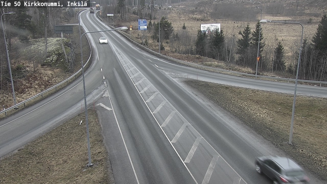 Weather Camera Image Road 50 Kirkkonummi, Inkilä, Kirkkonummi, Uusimaa