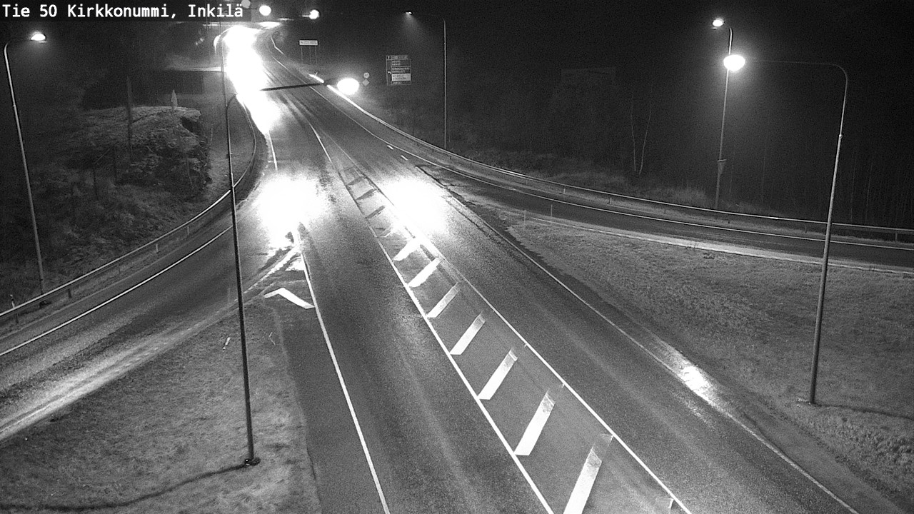 Weather Camera Image Road 50 Kirkkonummi, Inkilä, Kirkkonummi, Uusimaa