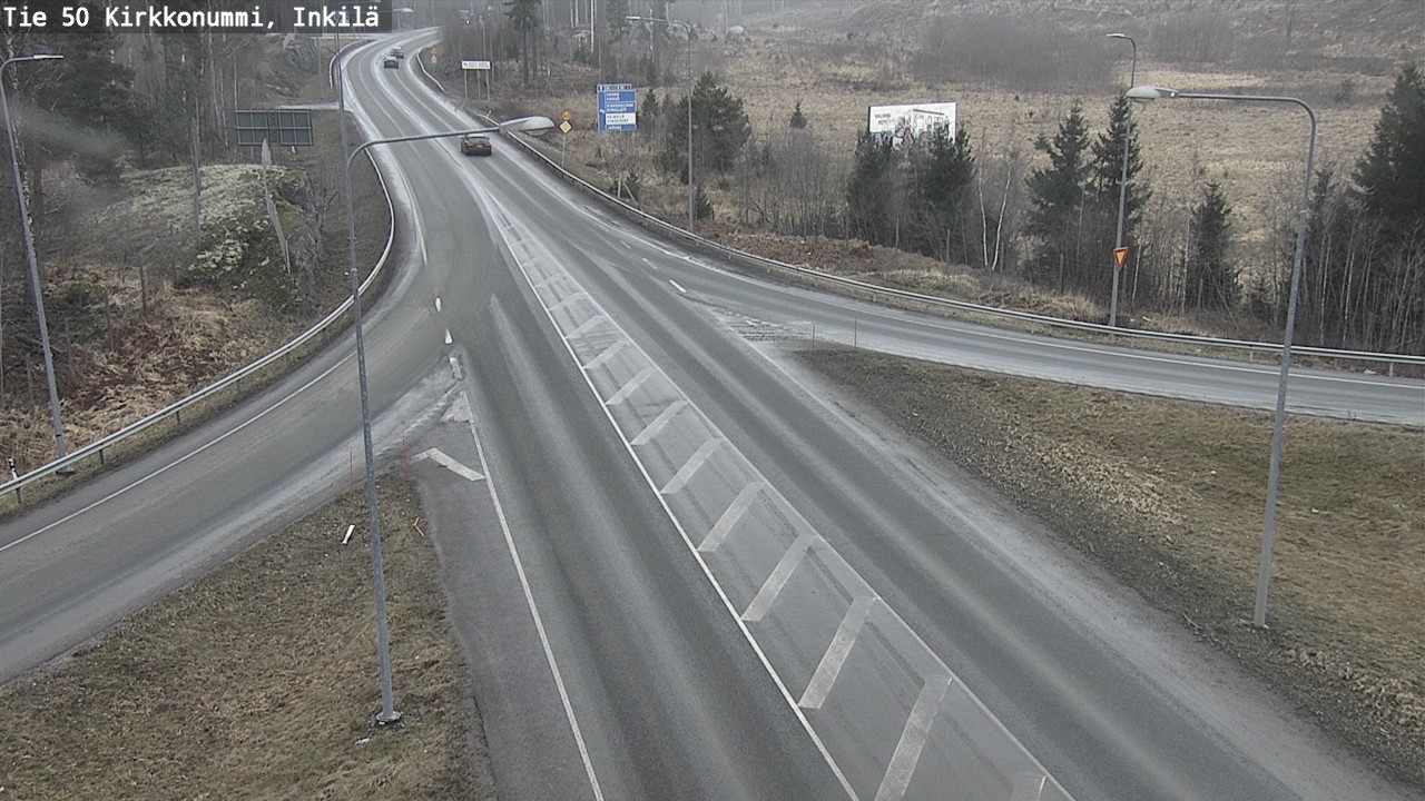 Weather Camera Image Road 50 Kirkkonummi, Inkilä, Kirkkonummi, Uusimaa