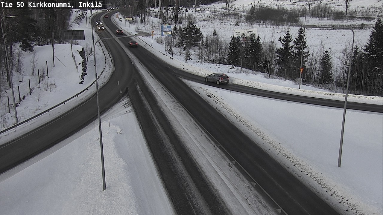 Weather Camera Image Road 50 Kirkkonummi, Inkilä, Kirkkonummi, Uusimaa