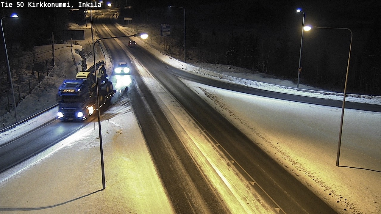 Weather Camera Image Road 50 Kirkkonummi, Inkilä, Kirkkonummi, Uusimaa