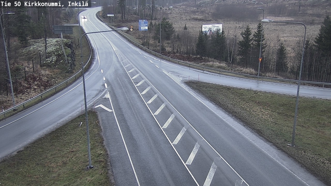 Weather Camera Image Road 50 Kirkkonummi, Inkilä, Kirkkonummi, Uusimaa