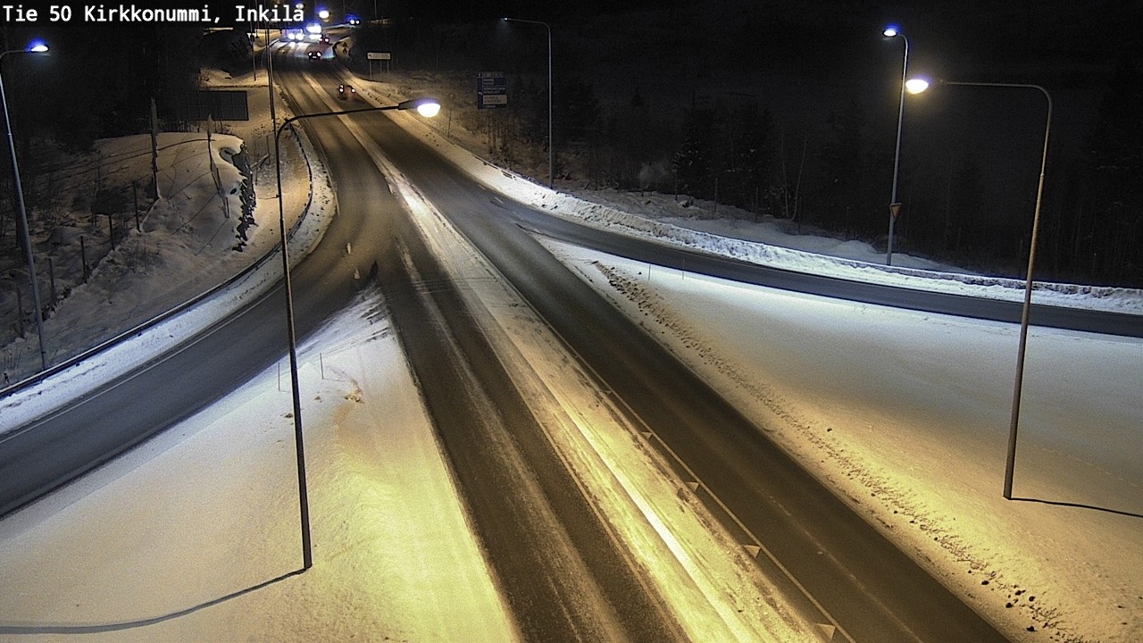 Weather Camera Image Road 50 Kirkkonummi, Inkilä, Kirkkonummi, Uusimaa