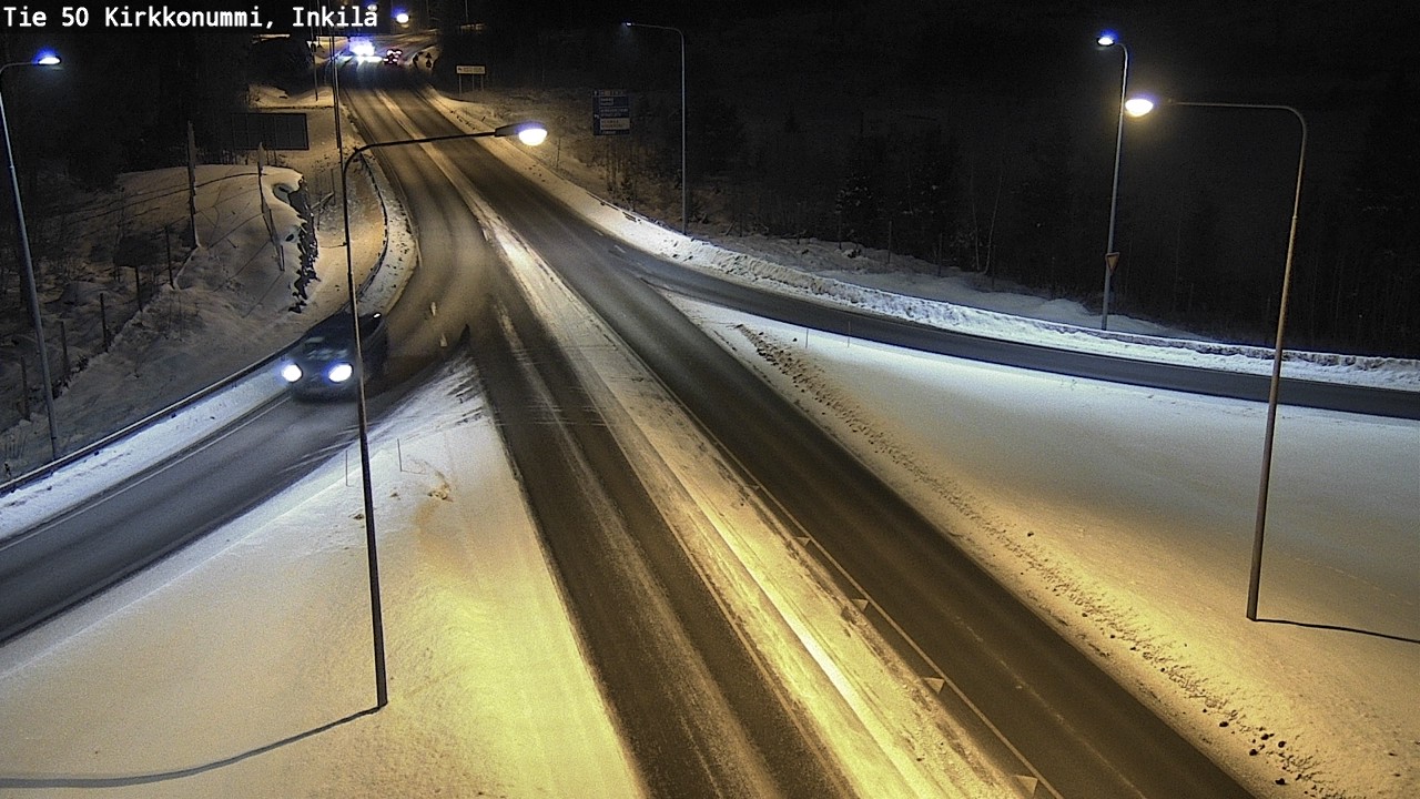 Weather Camera Image Road 50 Kirkkonummi, Inkilä, Kirkkonummi, Uusimaa